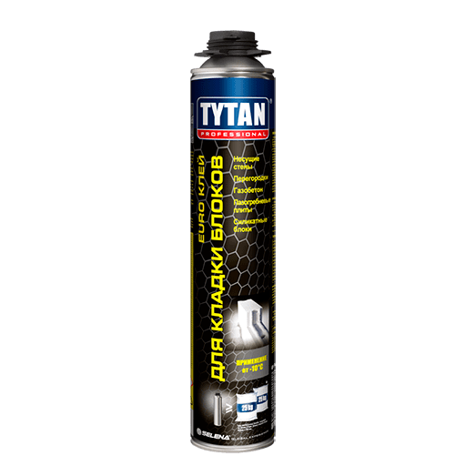 Клей-пена для кладки блоков TYTAN Professional EURO, 870мл