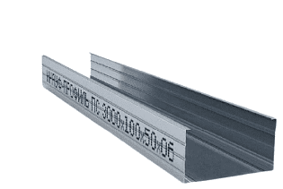 Профиль стоечный Knauf CW 100x50 мм, сталь 0.6 мм, Длина 4 м
