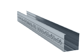 Профиль стоечный Knauf CW 50x50 мм, сталь 0.6 мм, Длина 4 м