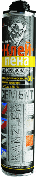 Клей-пена полиуретановая профессиональная для блоков KANZLER CEMENT ...