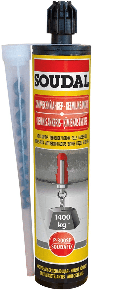 Химический анкер Soudal Soudafix P300-SF серый, 280 мл