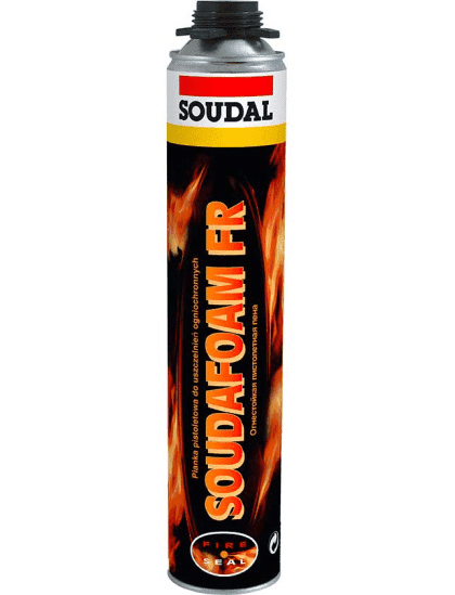 Пена монтажная огнестойкая Soudal Soudafoam FR профессиональная, 750 мл